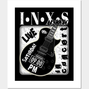 Inxs kick guitar Posters and Art